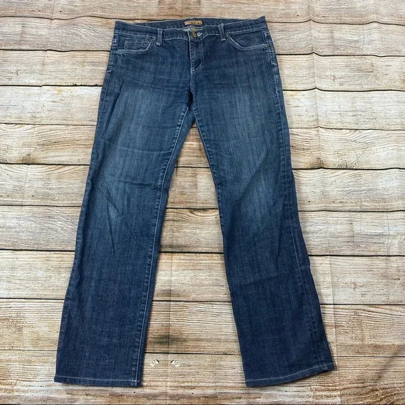 See Thru Soul Straight Leg Jeans Women Size 32 Denim Jeans Stretch